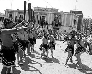 Els porrots: Danza guerrera de Silla 