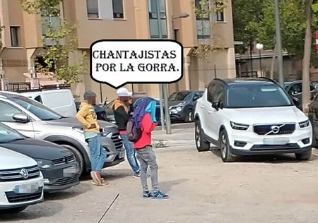 Chantajistas por la gorra