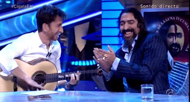 Pablo Motos lleva a su programa todo tipo de cómicos y cantantes como los chunguitos.