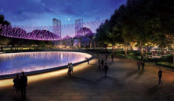 Imágen del que será el  Parque central de Valencia para el año 2019 (España).