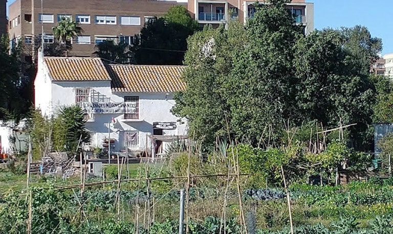 Alquerías y tierras OKUPADAS por anarquistas y otros en Benimaclet, València.