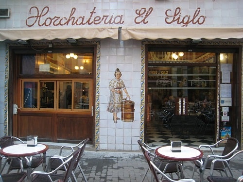 Horchatería el Siglo, Plaza de Santa Catalina de Valencia  1840-2014. Comercio tradicional de Valencia Ciudad.  