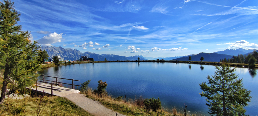 Sommerliches Idylle im Skiparadies