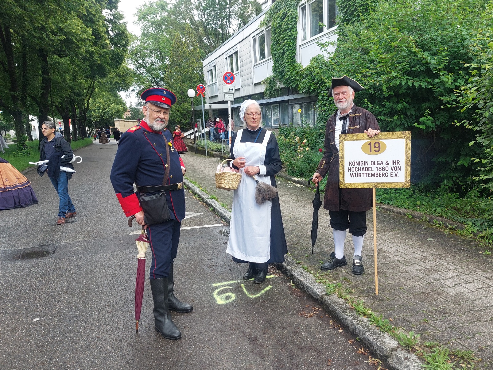 und unsere Charlotte die Flotte und Justus, ehemaliger Kammerdiener von König Wilhelm I