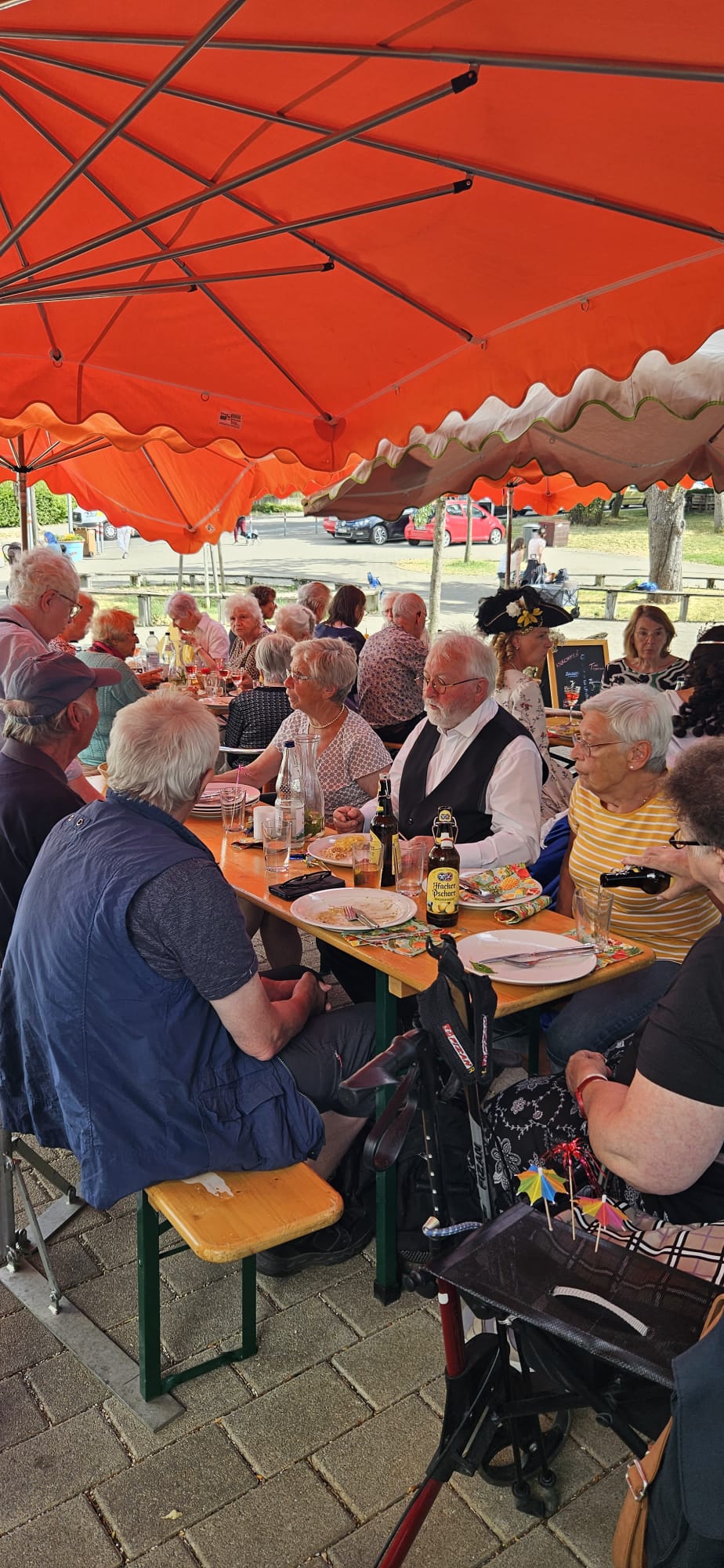 Wolfgang mitten drin