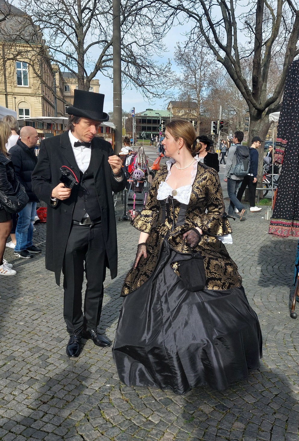 unsere beiden "Neuen", Christoph und Sabine verstehen sich blendend