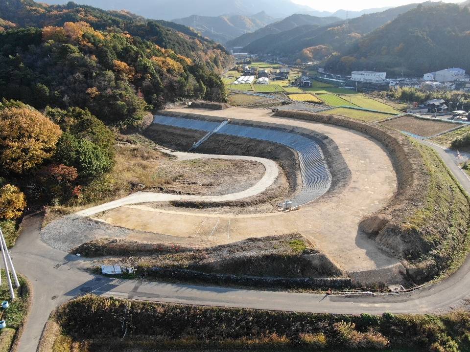 老ため下岡（3）第2号　岡池改修（その８）工事