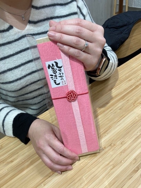 成婚祝いと一緒に♪