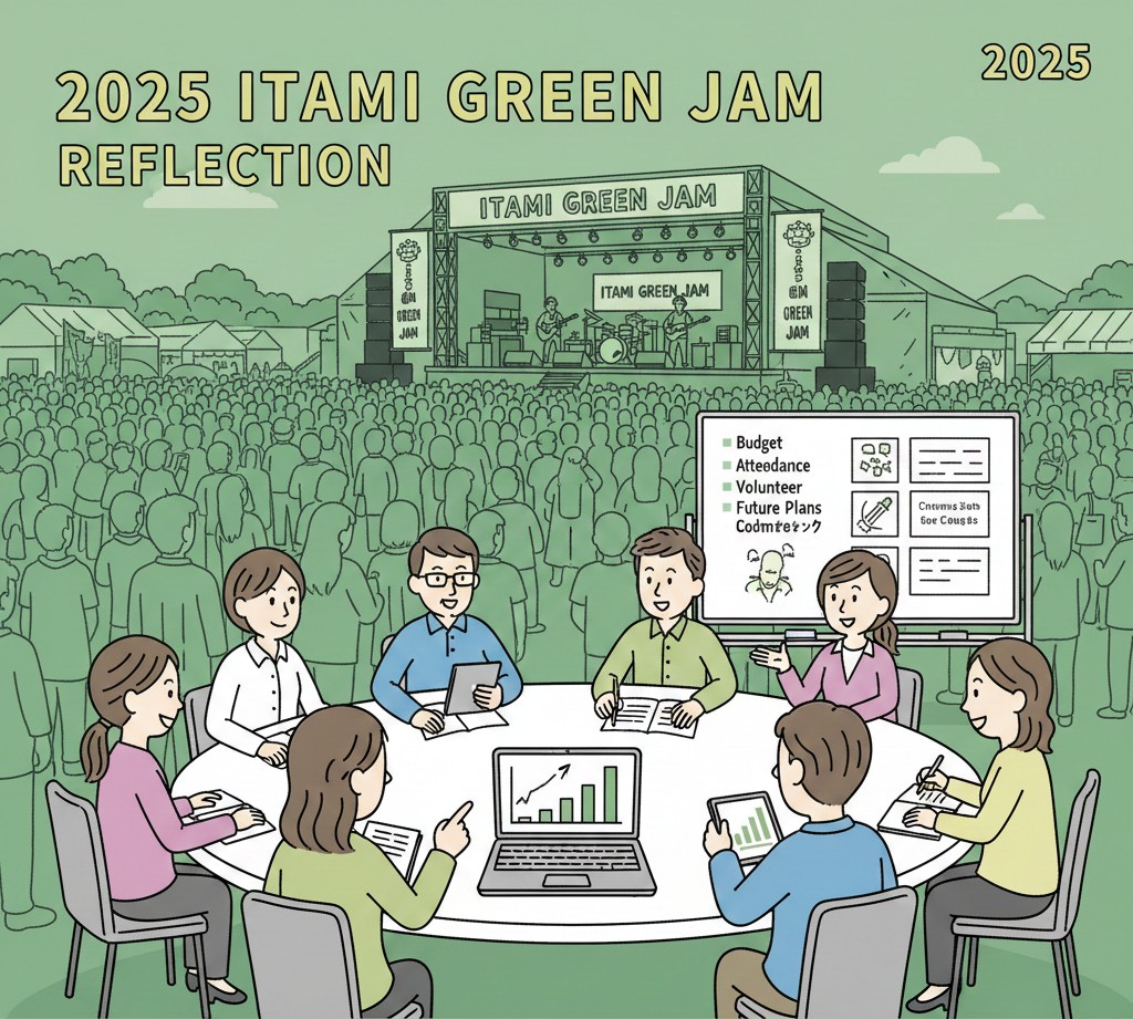 「ITAMI GREENJAM 2025」の振り返りの報告