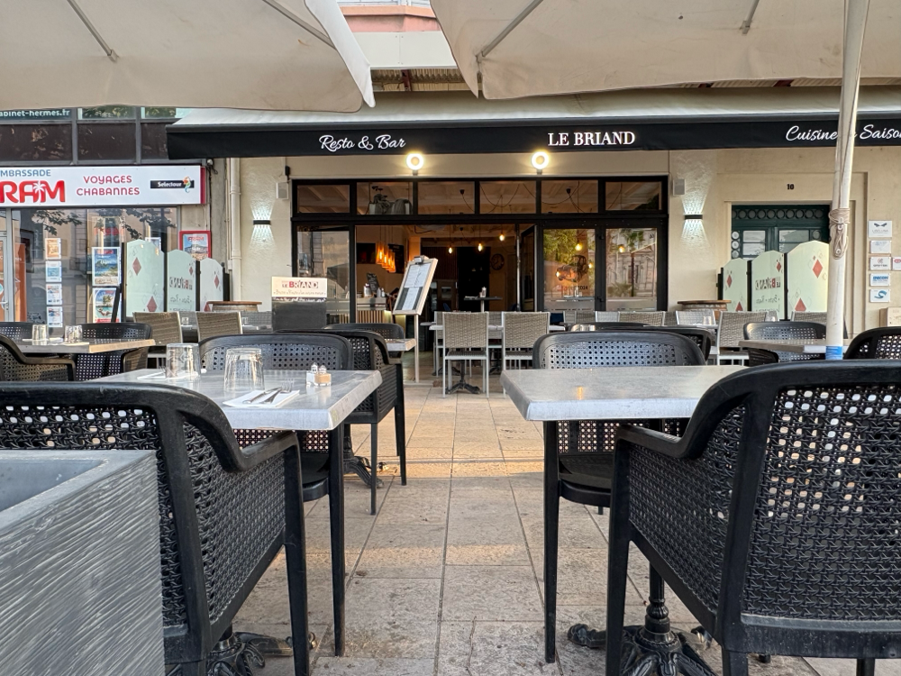restaurant le briand à valence