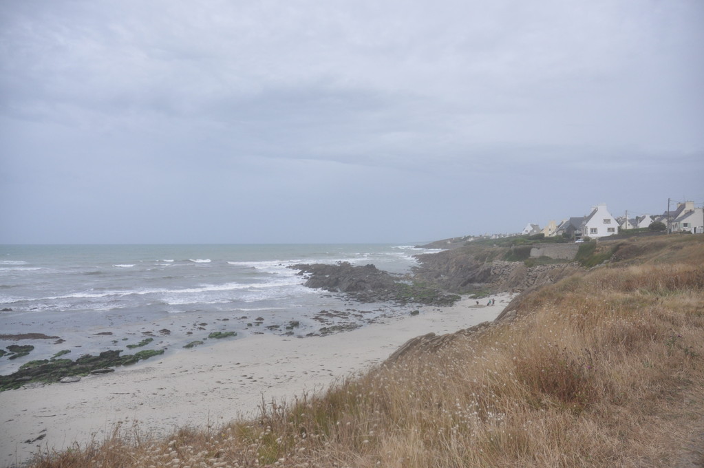 Strand nach stürmischen Wetter