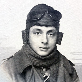 Theodor Steinkühler in Fliegeruniform 1918