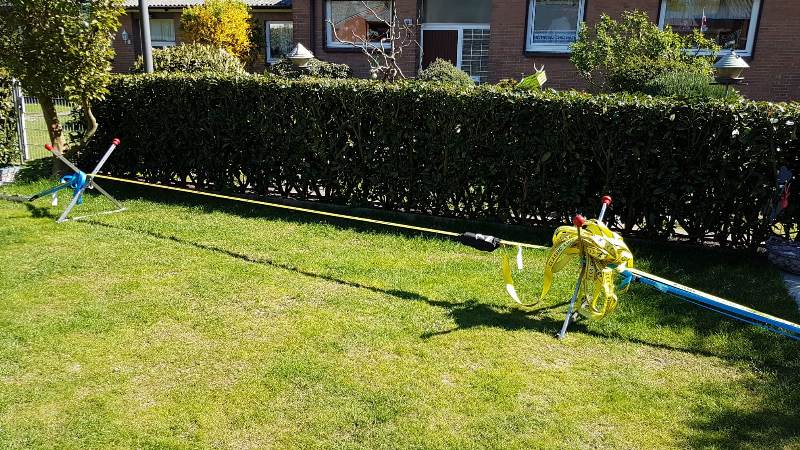 Bewertung 2019-04-20: Der Service ist echt super. Prompte und individuelle Antworten. Das Produkt ist durchdacht und funktioniert sehr gut und sehr wertig. Es bietet sich an die Slackline mit der 0,5 m Ratschenband zu nehmen...
