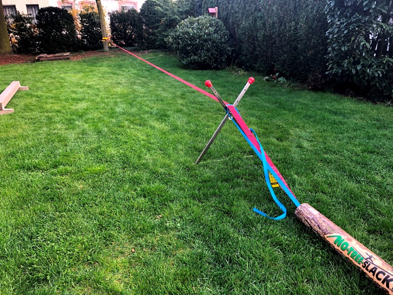 Bewertung 2019-04-19: Sehr gute Lösung für unseren Garten. Das Produkt macht einen super Eindruck und funktioniert bisher tadellos. Familie und Gäste haben in den ersten Wochen schon viel Spaß gehabt. Ich habe NoTreeSlack schon anderen Leuten empfohlen. 