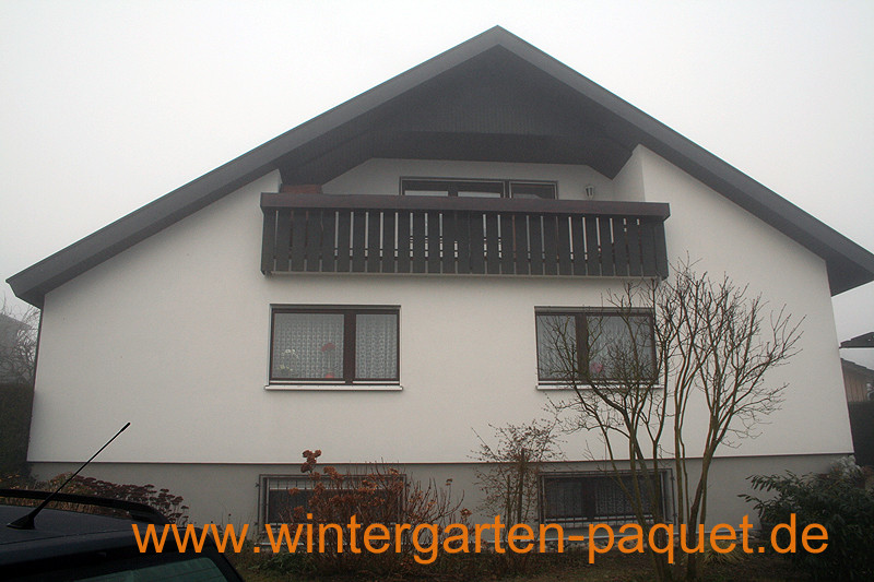 Wintergarten bei Offenburg Ebersweier vorher