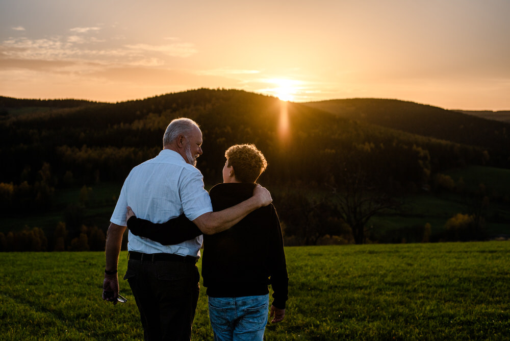 "Glück auf!" - Familienfotografie mit mehreren Generationen im Erzgebirge