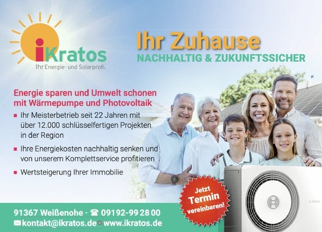 Solaranlage mit Speicher und intelligenter Wärmepumpe