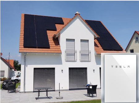 Sunpower-Solar in Nürnberg: Tesla-Speicher und das beste Solarmodul