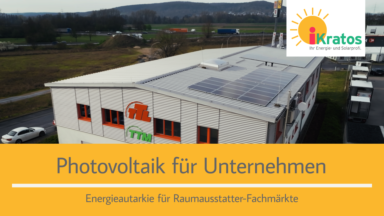 Photovoltaik - Förderung für Unternehmen in Bayern