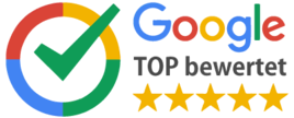 Google Top bewertet