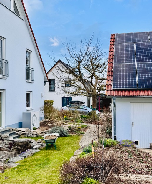 Photovoltaik mit Wärmepumpe in einem Einfamilienhaus in Lauf an der Pegnitz, autarkieoptimiert
