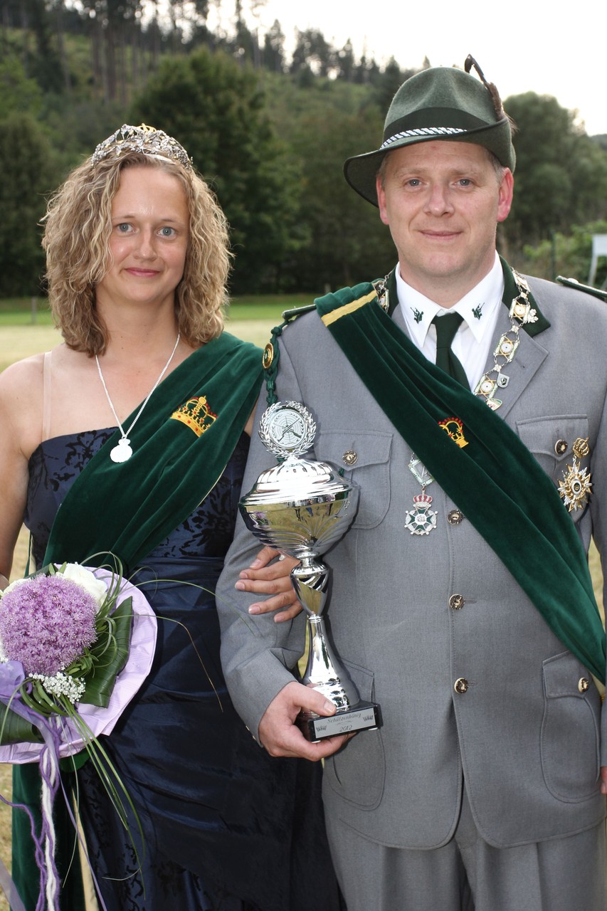 Schützenkönigspaar 2012: Lorenz und Corina Heßler