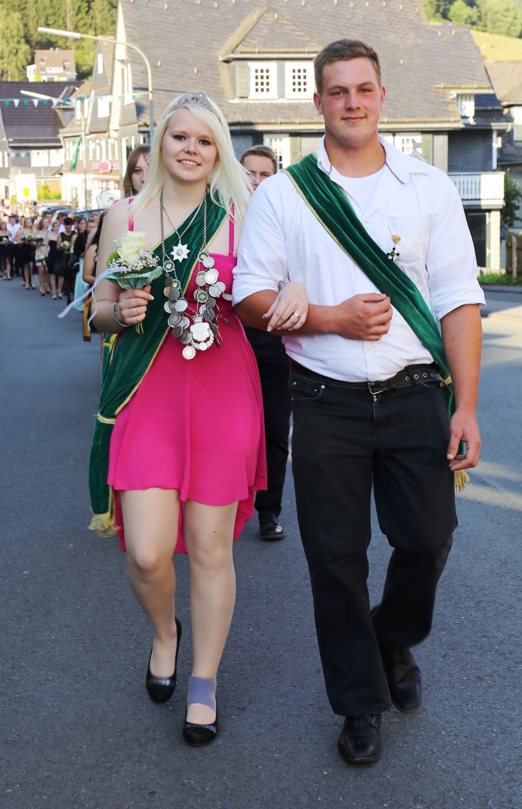 Jungschützenkönigspaar 2015: Jaqueline Heßler und Prinzregent Tom Müller