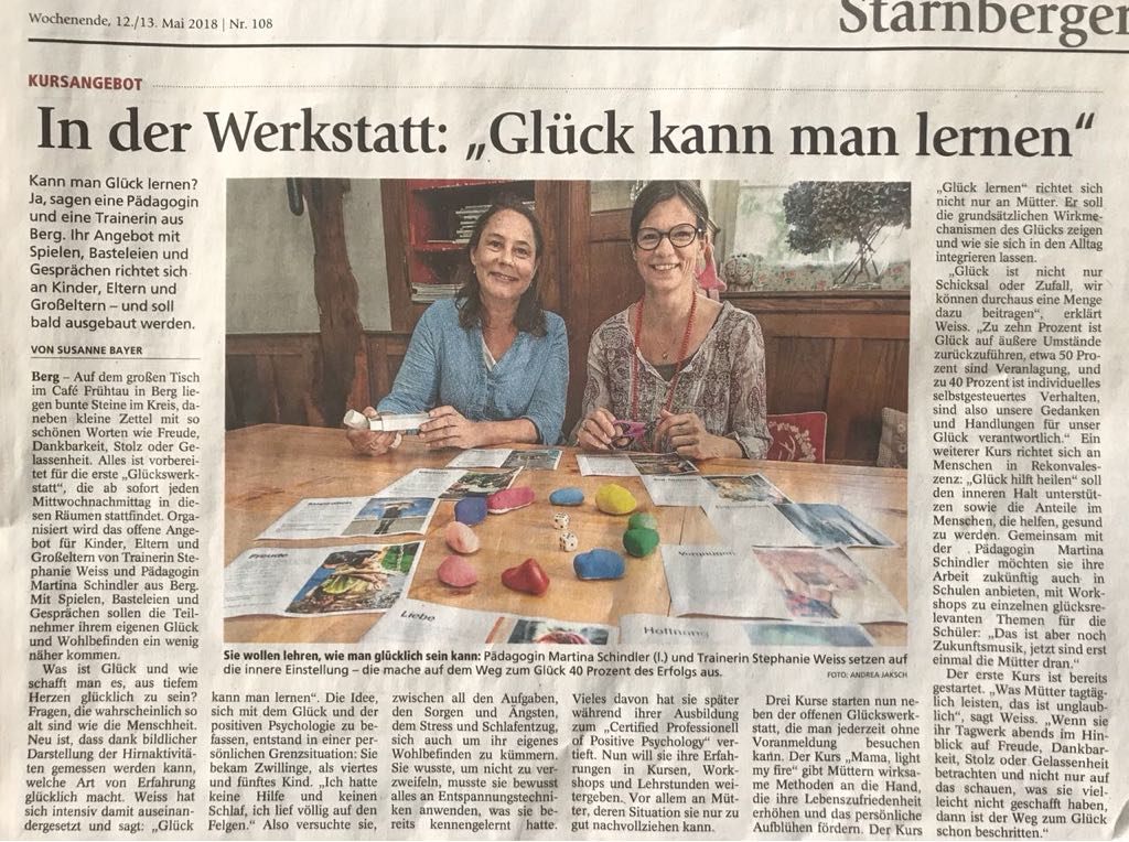 Eröffnung Glückswerkstatt
