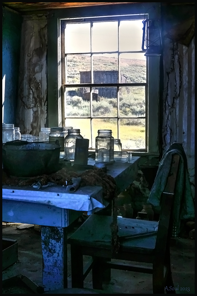Fensterausblick/Bodie CA