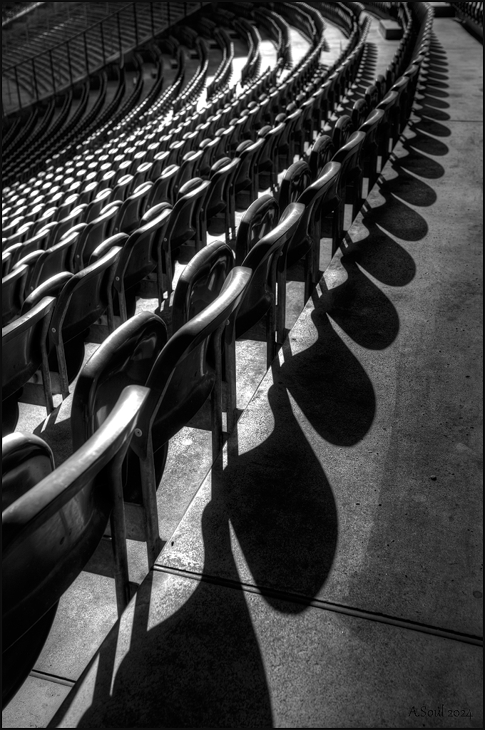 Einfach mal hinsetzen (Olympiastadion Berlin)