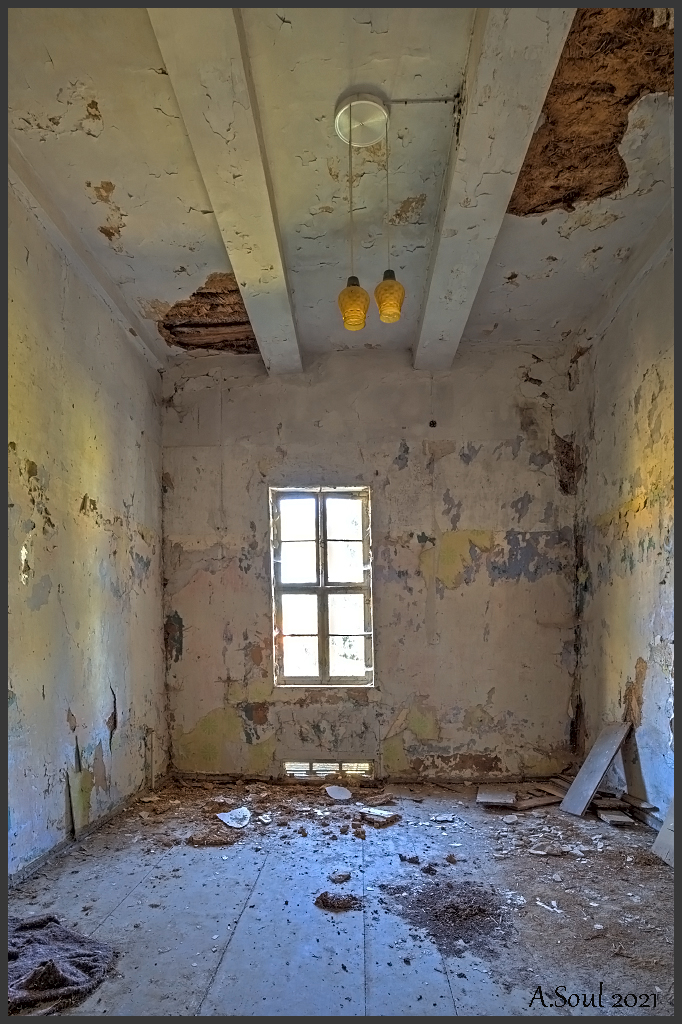 Gelbe Lampe