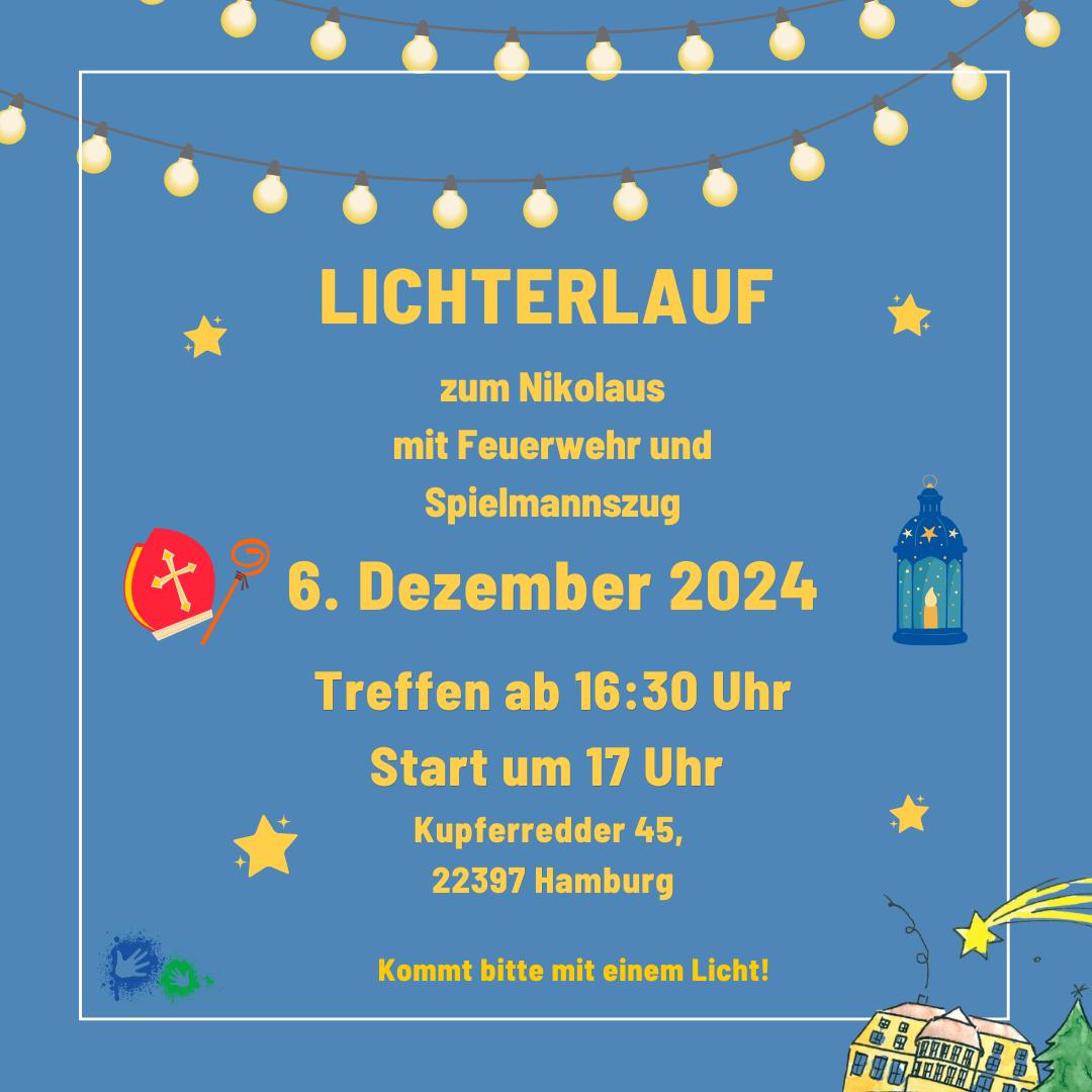 Einladung zum Lichterlauf am Nikolaustag