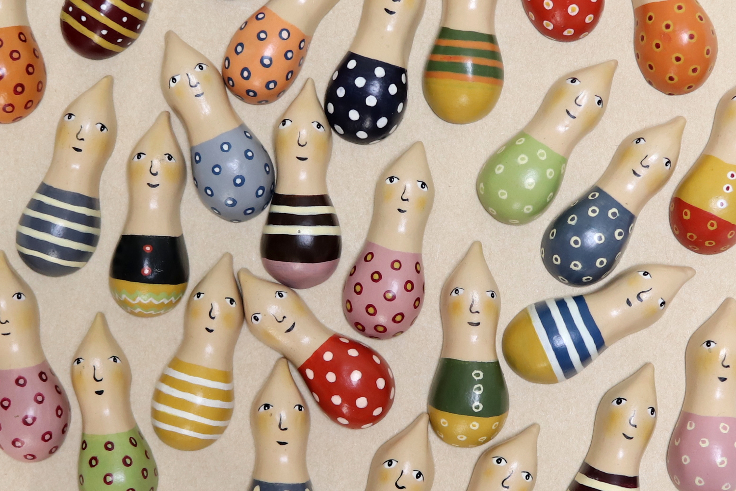ひょうたんビトの箸置き（陶土） - 無垢の家具工房ひょうたん蔵