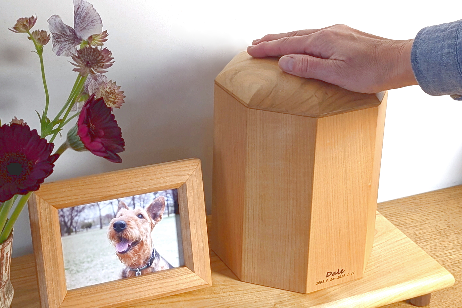ペットの骨壺｜木製骨壺｜骨壺カバー｜骨壺ケース - 無垢の家具