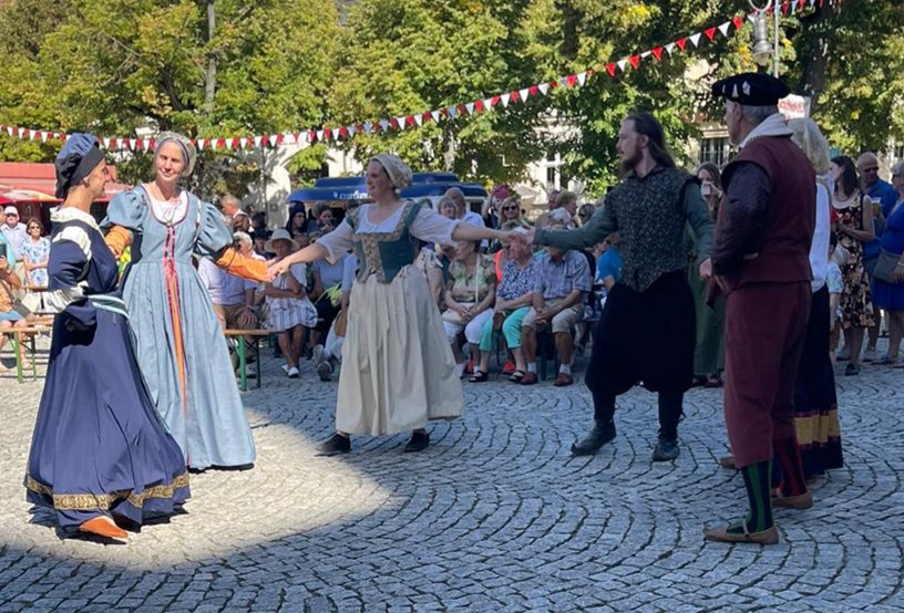 Auftritt beim Jüterboger Fürstentag