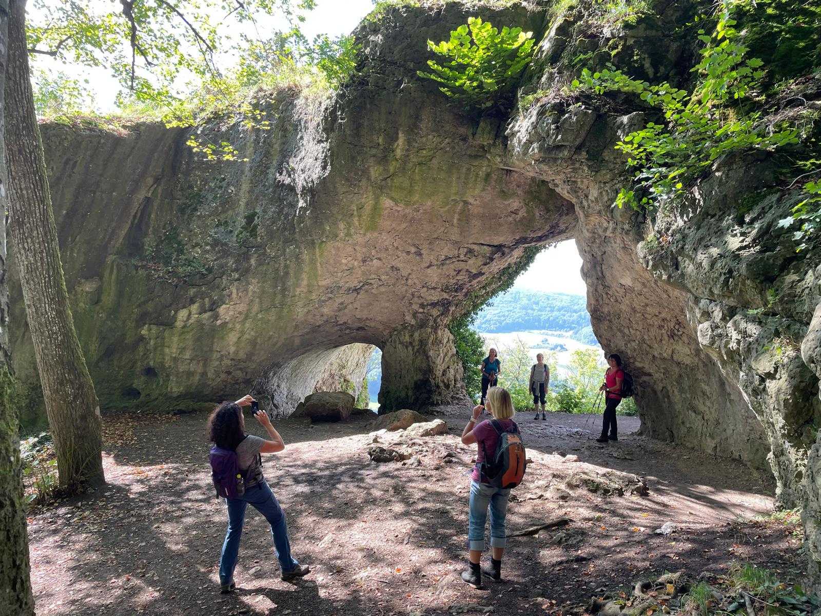 Fotoshooting am Hohlen Felsen