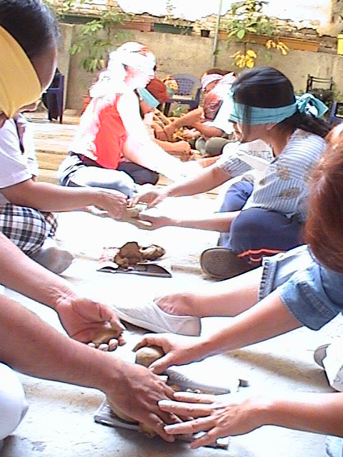 Art Coaching and Blindfold Sculpting: Say what you can't say.