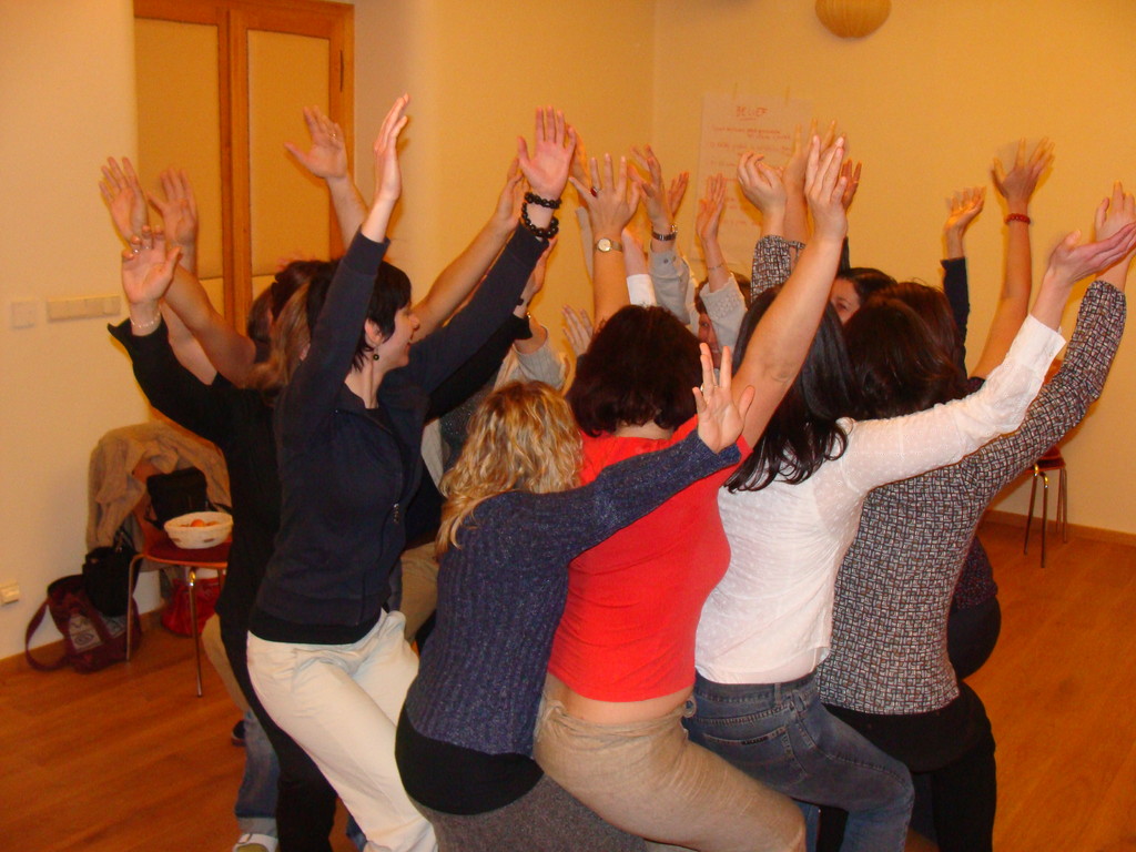 One supports the others - that's how we work together...