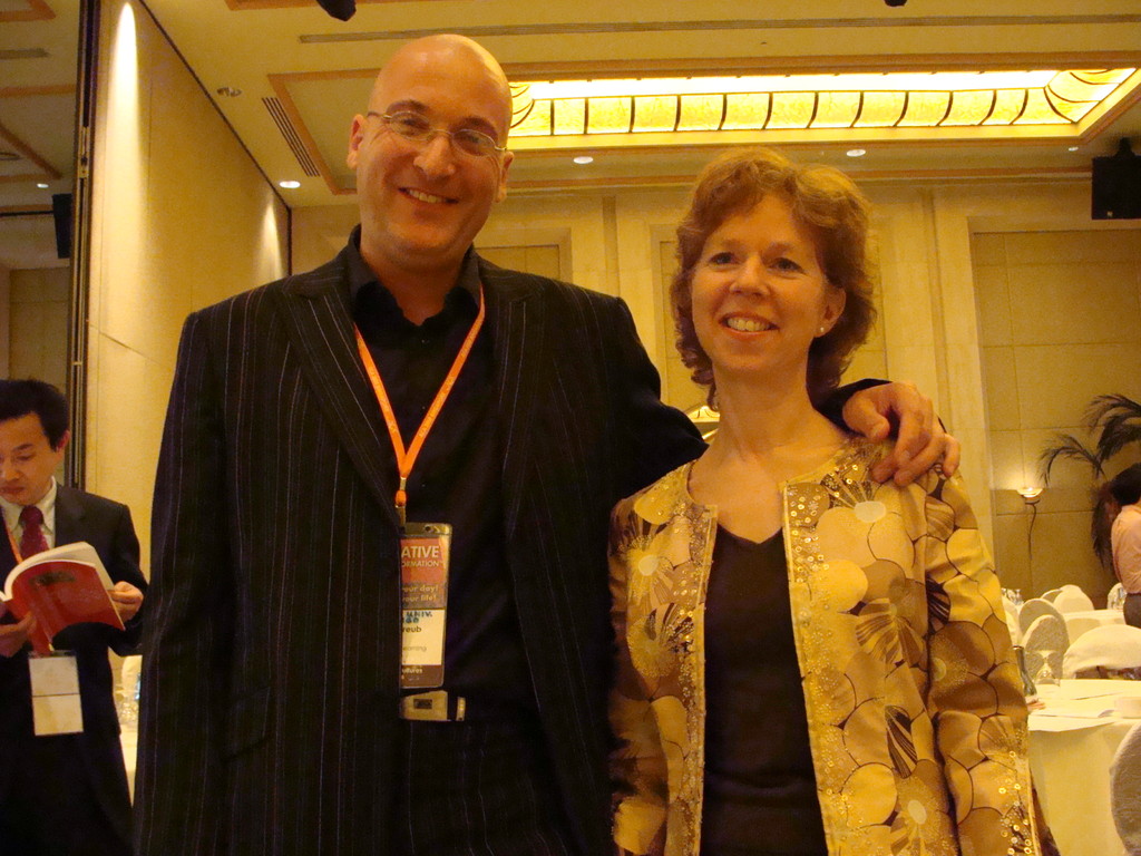 Me with Linda Naiman, a unique creativity coach from Canada.