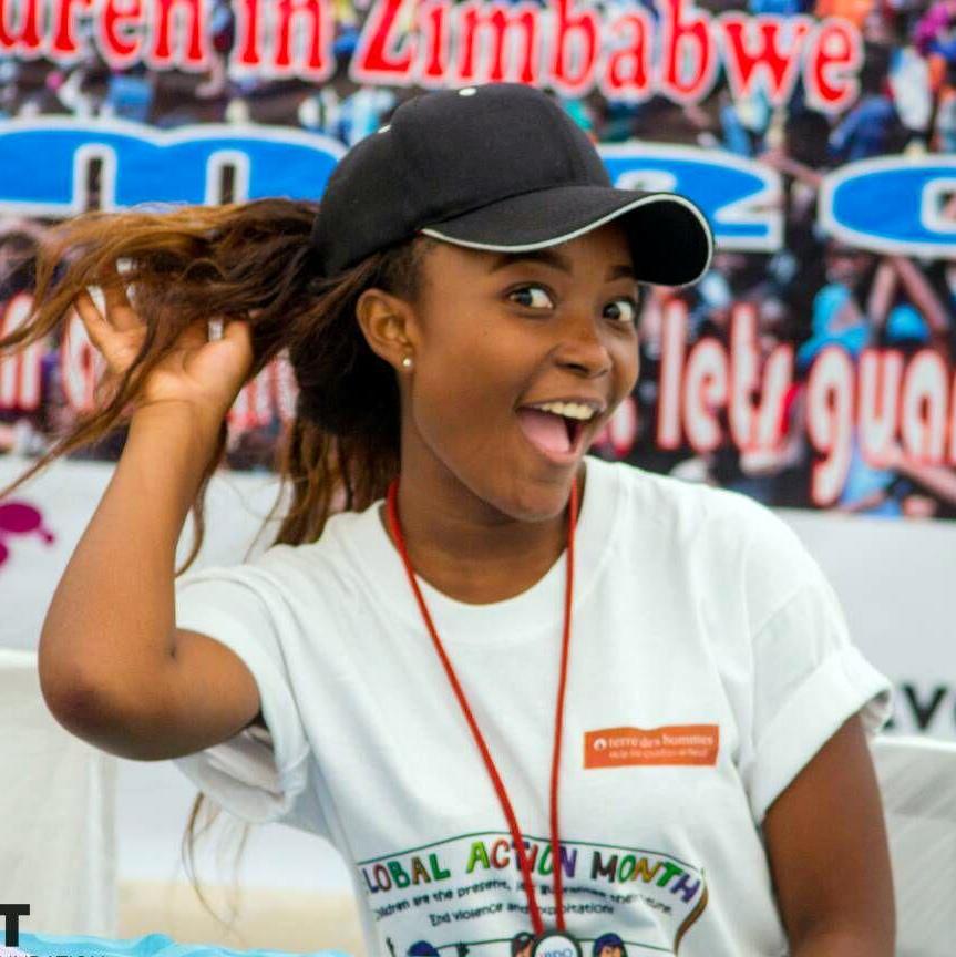 Siatra, 21, Zimbabwe: "I work for a Youth driven media project that seeks to empower disadvantaged young people wiht media skills to use as an advocacy tool on the issues affecting them in their communities."