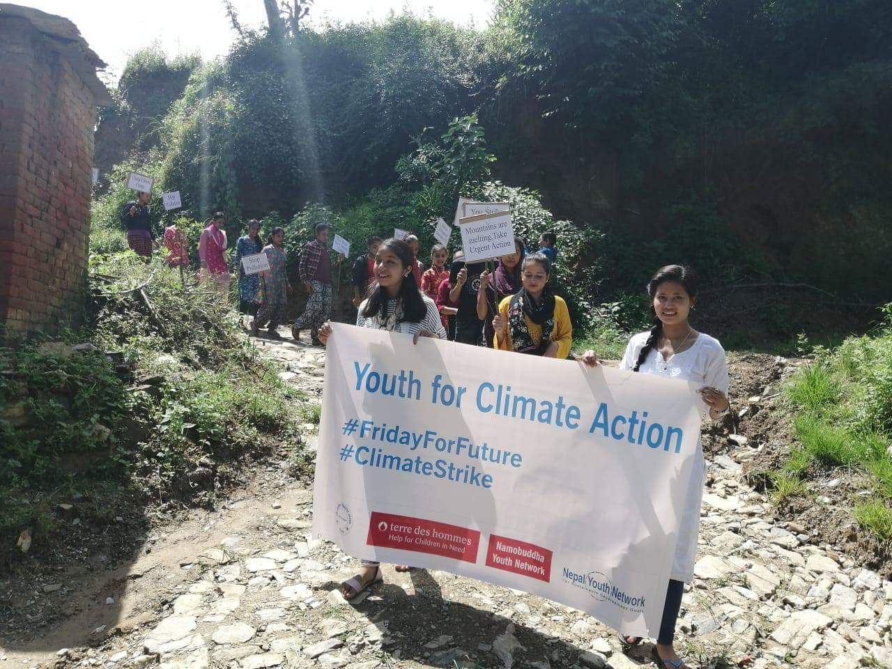 Mountains are melting, take urgent action demand our activists from Nepal.