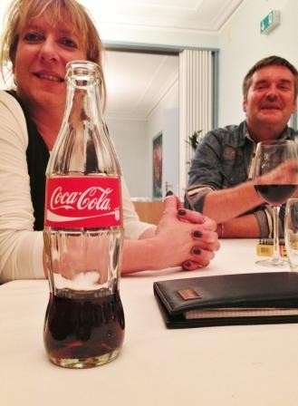 Hier wurde nur Cola getrunken Karin & Richi