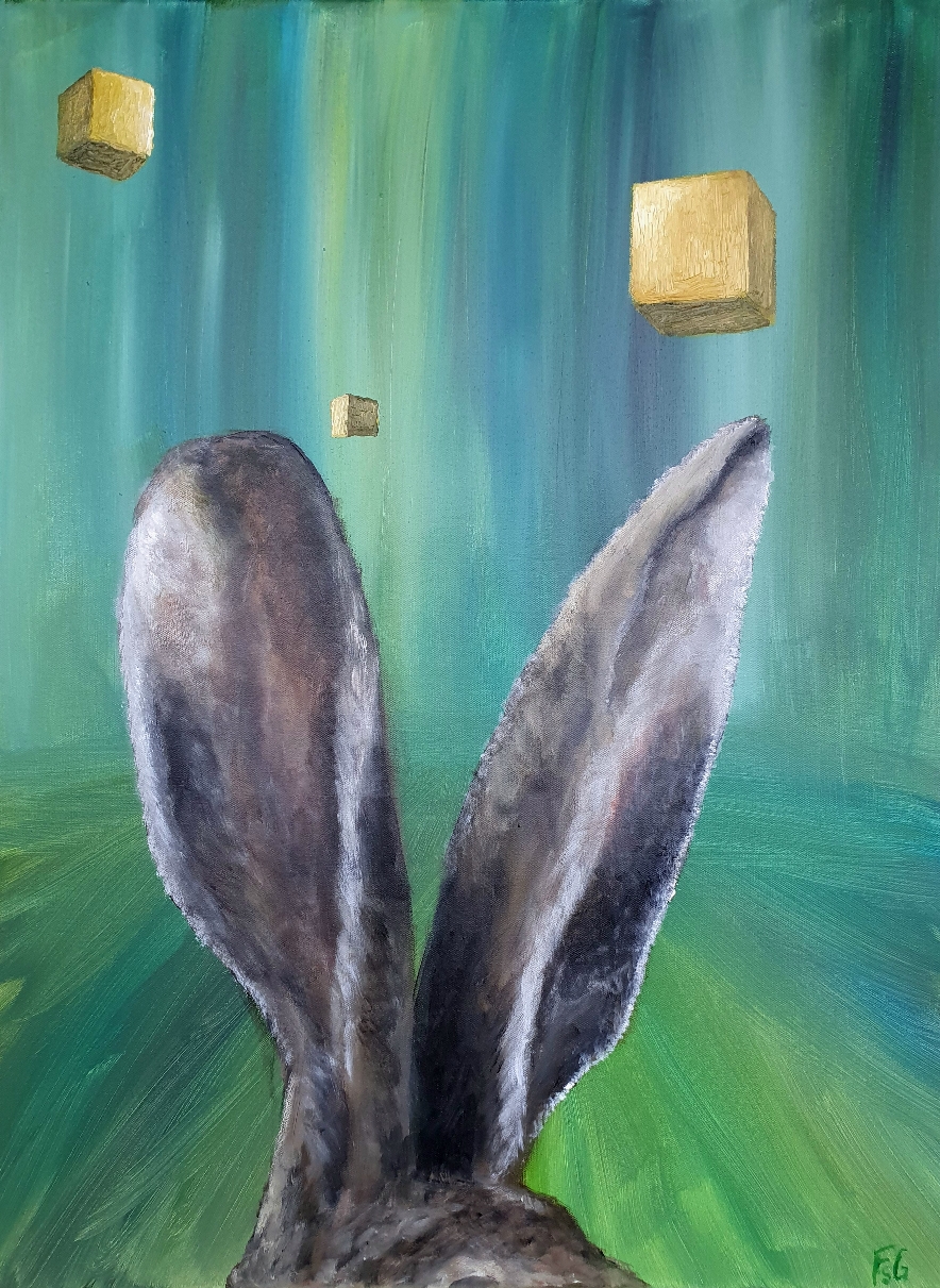 Rabbit Part One, 60x80 cm, 2023