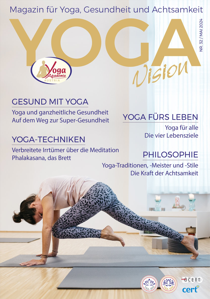 Kostenlose Yoga-Zeitschrift YogaVision
