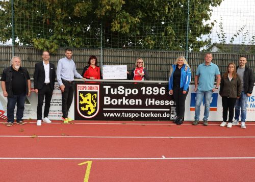 Feierliche Eröffnung der neuen Tartanbahn im Borkener Stadion: Ein starkes Zeichen für den Sport