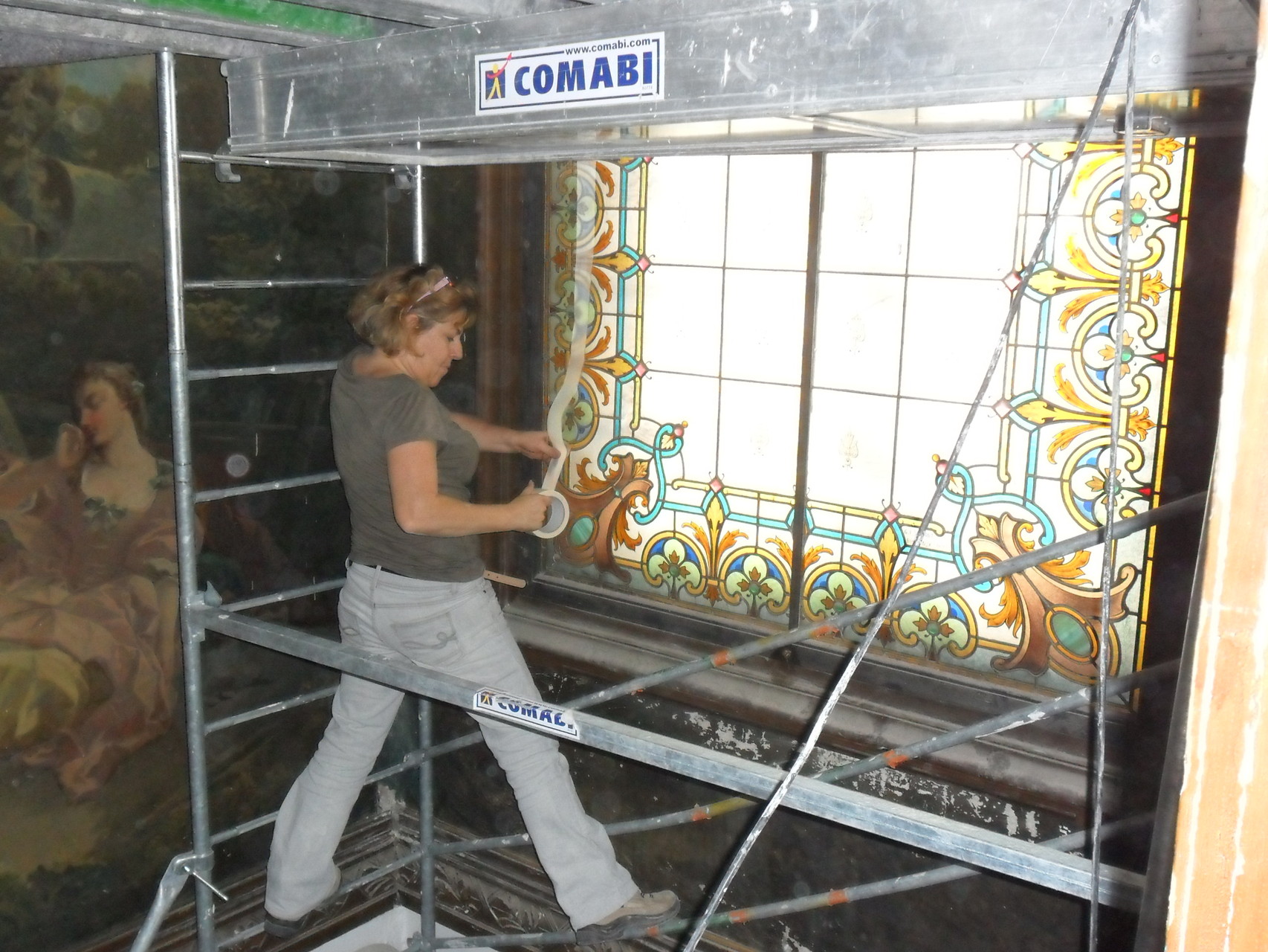 Restauration vitrail -quartier gare Montpellier