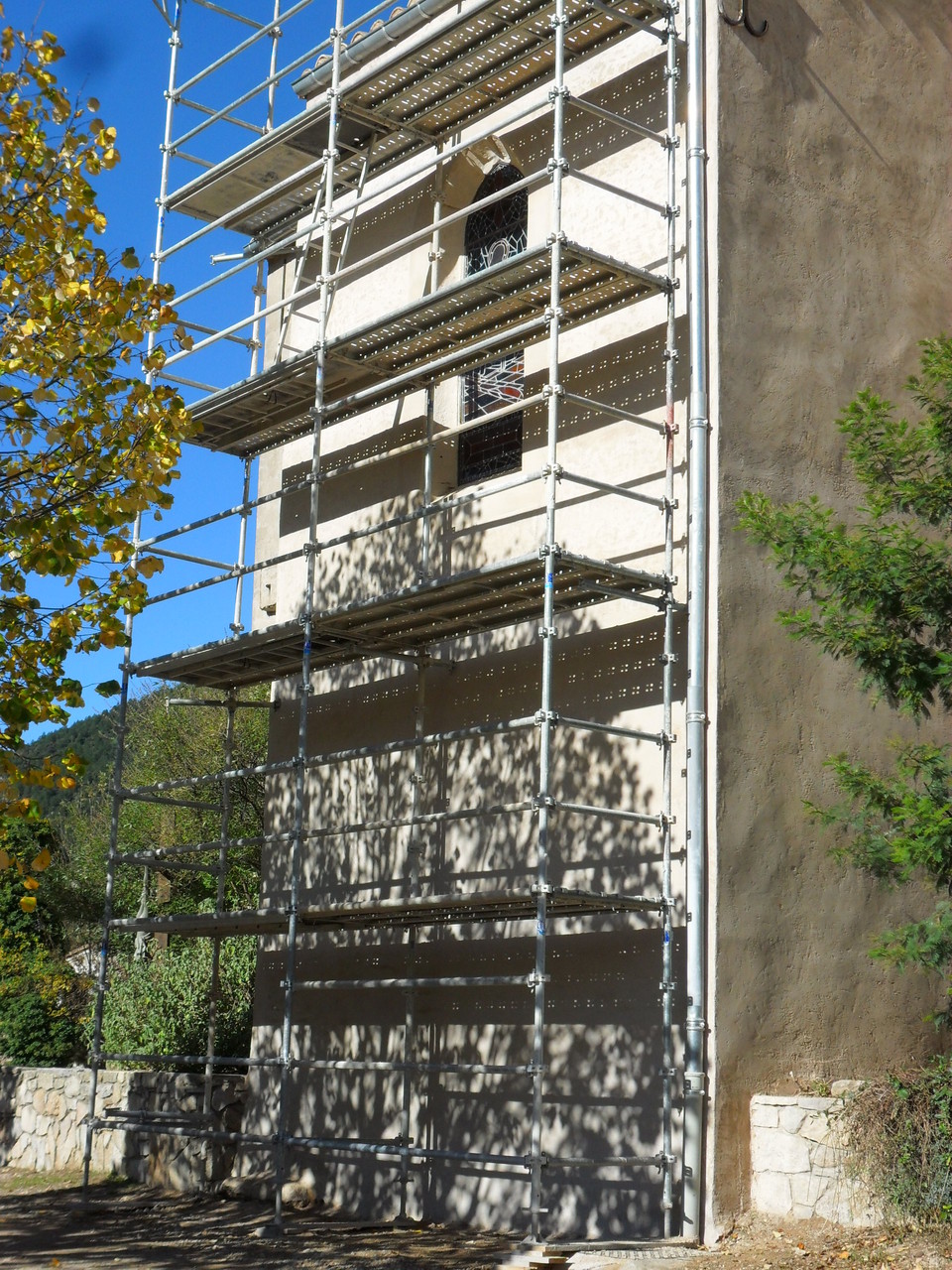 Restauration Eglise de St Etienne de Gourgas 34