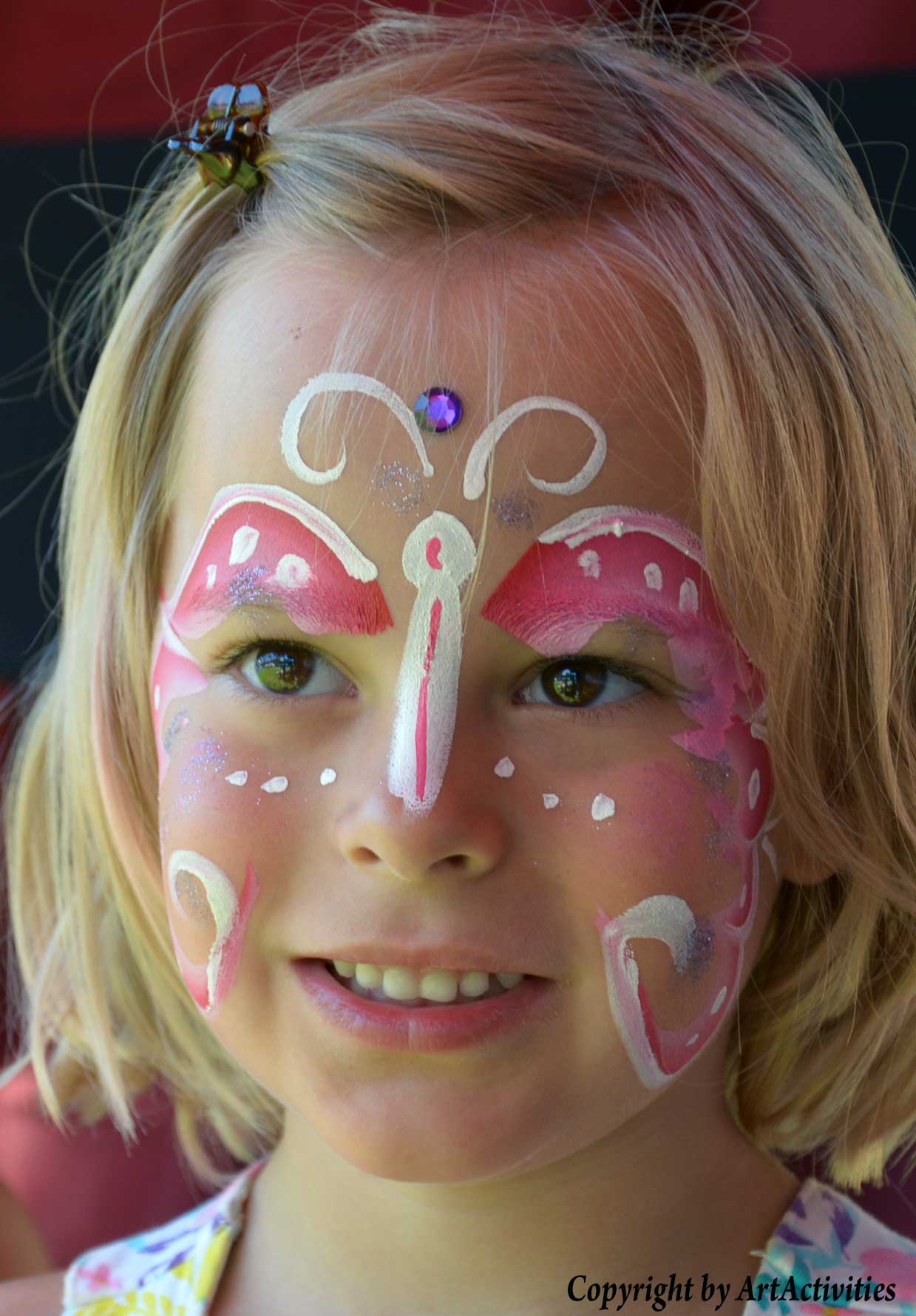 Kinderschminken/Facepainting Schmetterling