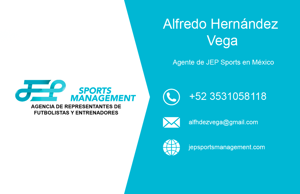 Alfredo Hernández Vega se incorpora como agente de fútbol asociado a JEP Sports