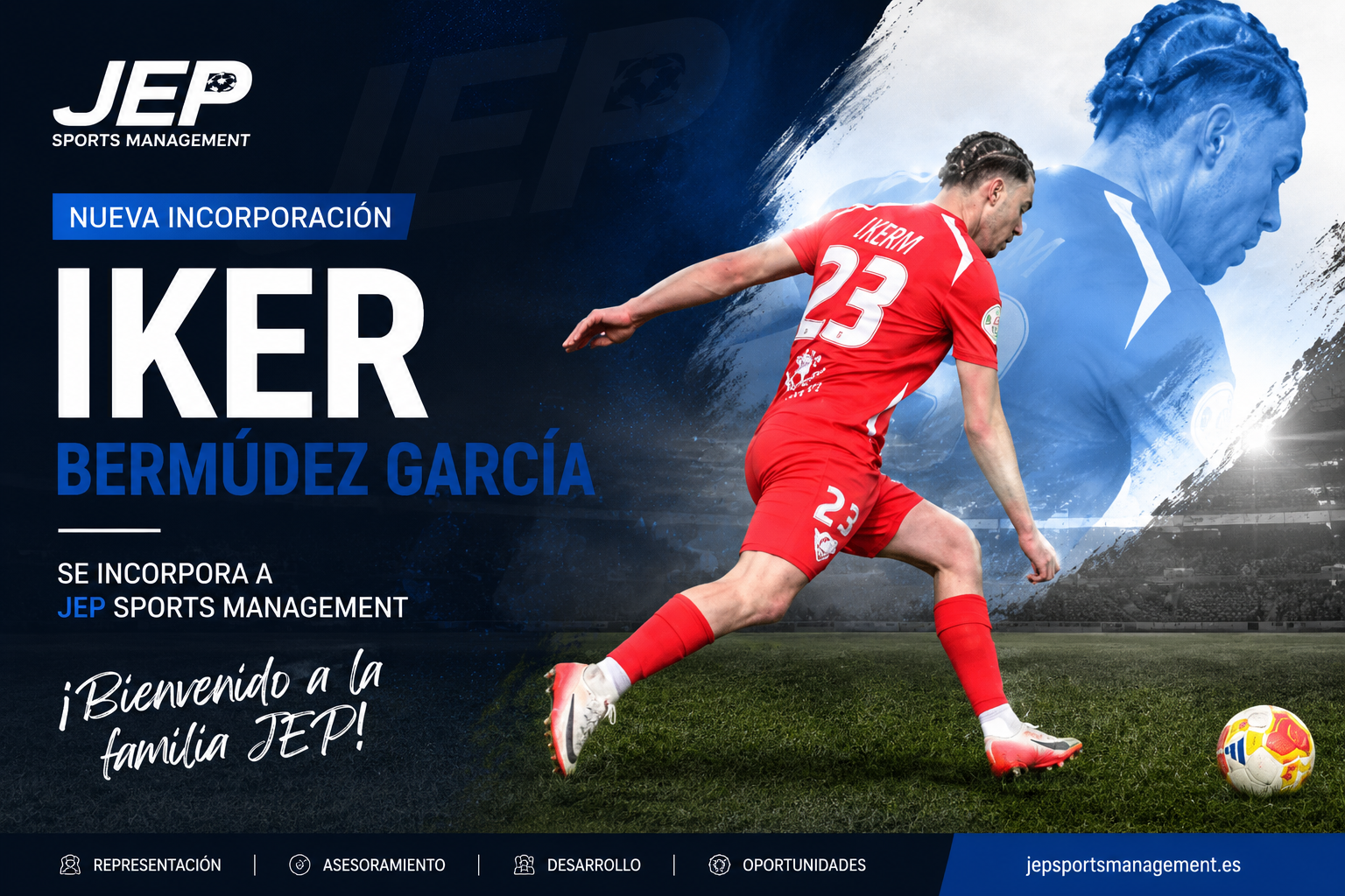Iker Bermúdez García se incorpora a JEP Sports Management